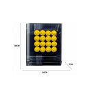 Geometric abstract acrylic ball ornament living room display box