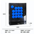 Geometric abstract acrylic ball ornament living room display box