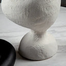 Geometric abstract ceramic vase living room sculptural decor