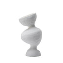 Geometric abstract ceramic vase living room sculptural decor