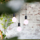 Geometric black decorbites iron 3-light chandelier pendant kitchen