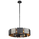 DecorBites™ Black Metal Pendant Lights: Stylish LED Luxury Hanging Lamp for Home Decoration