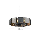 DecorBites™ Black Metal Pendant Lights: Stylish LED Luxury Hanging Lamp for Home Decoration