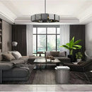 DecorBites™ Black Metal Pendant Lights: Stylish LED Luxury Hanging Lamp for Home Decoration