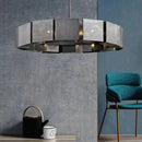 DecorBites™ Black Metal Pendant Lights: Stylish LED Luxury Hanging Lamp for Home Decoration