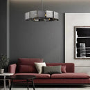 DecorBites™ Black Metal Pendant Lights: Stylish LED Luxury Hanging Lamp for Home Decoration