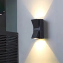 Geometric black led outdoor wall light bedroom decoration lamp