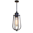 Geometric black metal chandelier kitchen wireframe pendant light