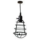 Geometric black metal chandelier kitchen wireframe pendant light
