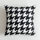 DecorBites™ Black White Embroidered Cushion Cover 45x45cm Sofa Bed Chair Home Decor