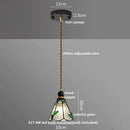 Geometric brass and clear glass led pendant light dining room