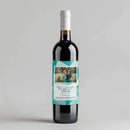 Geometric Bridesmaid Wine Label