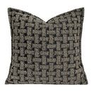 Geometric caramel color velvet cushion cover living room throw pillow