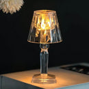 Geometric crystal diamond led night light for bedroom reading