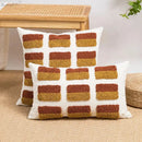 Geometric embroidery circle cushion cover living room earthy decor