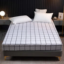Geometric figure white & gold sheet set bedroom bedding