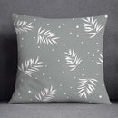 Geometric floral print gray & white pillow case living room decor