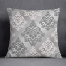 Geometric floral print gray & white pillow case living room decor