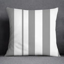 Geometric floral print gray & white pillow case living room decor
