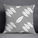 Geometric floral print gray & white pillow case living room decor