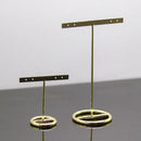Geometric gold jewelry display rack bedroom earring stand