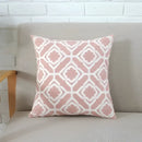 Geometric grey & pink cushion cover living room pillow case