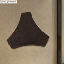Geometric metallic shade bronze corridor wall sconce bedroom light