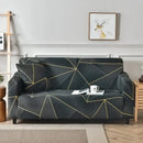 DecorBites™ Colorful Block Sofa Covers: Stretchy Loveseat Sectionals, Couch, Chair Slipcover