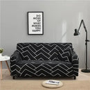 DecorBites™ Colorful Block Sofa Covers: Stretchy Loveseat Sectionals, Couch, Chair Slipcover
