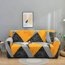 DecorBites™ Colorful Block Sofa Covers: Stretchy Loveseat Sectionals, Couch, Chair Slipcover