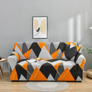 DecorBites™ Colorful Block Sofa Covers: Stretchy Loveseat Sectionals, Couch, Chair Slipcover