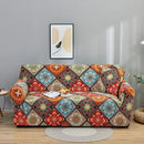 DecorBites™ Colorful Block Sofa Covers: Stretchy Loveseat Sectionals, Couch, Chair Slipcover