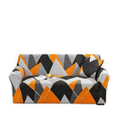 DecorBites™ Colorful Block Sofa Covers: Stretchy Loveseat Sectionals, Couch, Chair Slipcover
