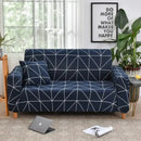 DecorBites™ Colorful Block Sofa Covers: Stretchy Loveseat Sectionals, Couch, Chair Slipcover