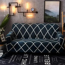 DecorBites™ Colorful Block Sofa Covers: Stretchy Loveseat Sectionals, Couch, Chair Slipcover