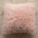 Geometric pink & white embroidered pillow covers living room decor