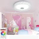 Geometric red lattice bluetooth speaker ceiling light bedroom lamp