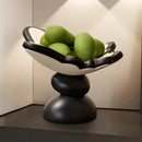 Geometric resin tray black & white butterfly bowl dining room storage