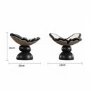 Geometric resin tray black & white butterfly bowl dining room storage