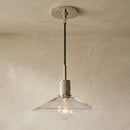 Geometric Transparent Glass Pendant Light