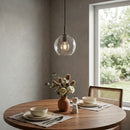 Geometric Transparent Glass Pendant Light