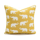 Geometric tufted plush cushion cover mustard & white living room decor
