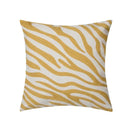 Geometric tufted plush cushion cover mustard & white living room decor