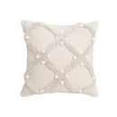 Beige Gray Geometric Cushion