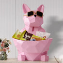 DecorBites™ Cool Dog Tissue Box Holder with Storage Box Home Office Decor Dog Figurine