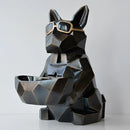 DecorBites™ Cool Dog Tissue Box Holder with Storage Box Home Office Decor Dog Figurine