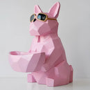 DecorBites™ Cool Dog Tissue Box Holder with Storage Box Home Office Decor Dog Figurine