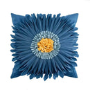 Geometric waves tufted cream pillow covers bedroom textured fringe