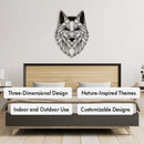 Alpha Wolf Metal Wall Art