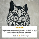 Alpha Wolf Metal Wall Art